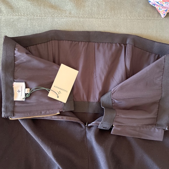 NWT Tuckernuck strapless black crepe Marin top XL - Picture 12 of 12